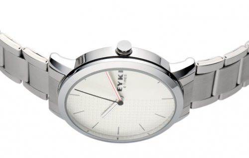 Купить часы на металлическом ремешке EYKI серии E TIMES  ET0148-WT с белым циферблатом оптом от 1 830 руб.