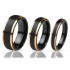 Купить черное кольцо из карбида вольфрама Lonti RTG-4321-KRD оптом от 800 руб.