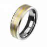Купить кольцо из вольфрама TATIC R-TU-143 полосатое оптом от 1 000 руб.