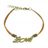 Купить женский браслет-шнурок текстильный TATIC SL0197 с надписью LOVE оптом от 360 руб.