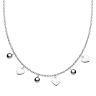 Купить короткое ожерелье-цепочка TATIC SNP-1468 с сердечками и шариками оптом от 600 руб.