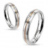 Купить помолвочное кольцо из стали Spikes R-M2127 с фианитом оптом от 480 руб.