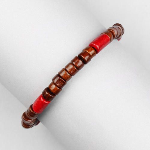 Купить плетеный браслет ручной работы в стиле Шамбала Everiot Select LNS-2058 из керамических бусин оптом от 610 руб.