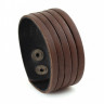 Купить кожаный браслет мужской Scappa P-601 коричневый оптом от 590 руб.