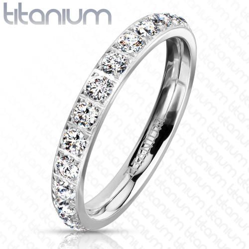 Купить женское кольцо из титана с фианитами Lonti TI-4405 без покрытия оптом от 1 050 руб.