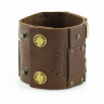 Купить кожаный браслет мужской Scappa P-609 коричневый оптом от 1 180 руб.