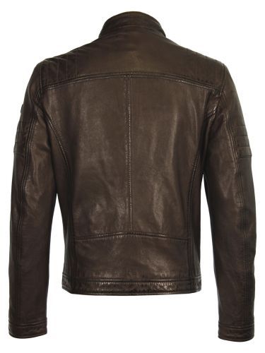 Купить мужская кожаная куртка в винтажном стиле GIPSY CAVE LALYV коричневая оптом от 2 271 000 руб.