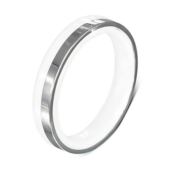 Купить женское кольцо из белой керамики и стали Soul Stories CR-034 оптом от 830 руб.