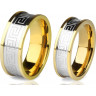 Купить кольцо из стали TATIC R-H0098 с орнаментом лабиринта оптом от 460 руб.