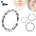 Серьга кольцо из стали PiercedFish RX5 для пирсинга септума, хряща уха, брови, носа