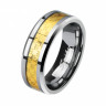 Купить кольцо из карбида вольфрама TATIC TU-325 с клетчатым узором оптом от 1 200 руб.