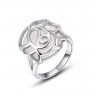 Кольцо ROZI RG-24290A c декором в форме розы