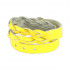 Купить кожаный браслет Spikes SL0109-Y желтый оптом от 700 руб.