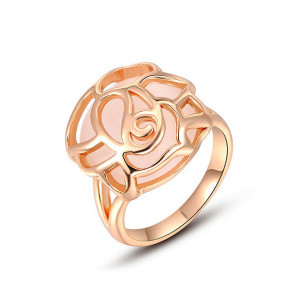 Кольцо ROZI RG-24290B c декором в форме розы