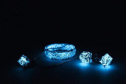 Купить светящееся кольцо Lonti glow Black Star (бирюзовый), 5 мм оптом от 98 760 руб.