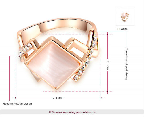 Купить кольцо ROZI RG-29295B с камнем в форме ромба оптом от 590 руб.