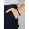Купить мужской двухцветный браслет из вольфрама Spikes STUB-011 с крестами оптом от 5 010 руб.