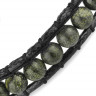 Купить плетеный браслет Everiot Select LNS-3016 из змеевика с кельтским узлом оптом от 990 руб.