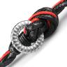 Купить плетеный браслет в два оборота из вощеного шнура Everiot Select LNS-2140 оптом от 530 руб.