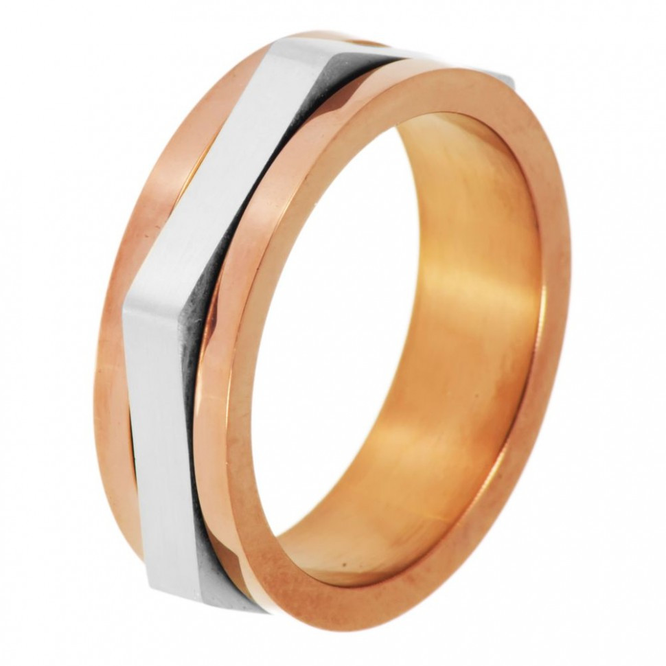 Купить двойное кольцо из стали R-0216616 с вращающейся серединой оптом от 670 руб.
