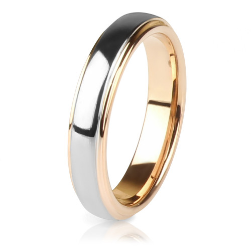 Купить классическое обручальное кольцо из карбида вольфрама Lonti RTG-0045-STRD оптом от 1 210 руб.