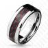Купить мужское кольцо из тистена (титан-вольфрама) Tisten R-TS-013 с карбоновой вставкой оптом от 1 150 руб.