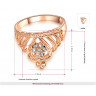 Купить кольцо ROZI RG-47310B в форме короны оптом от 510 руб.