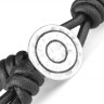 Купить плетеный мужской браслет Everiot Select LNS-3072 из черного агата оптом от 1 460 руб.