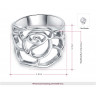Купить  Кольцо ROZI RG-53215A с ажурным декором оптом от 460 руб.