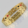 Купить магнитный браслет мужской из стали Everiot SB-MJ-024QJ золотого цвета оптом от 1 150 руб.