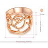 Купить кольцо ROZI RG-53215B с ажурным декором оптом от 460 руб.