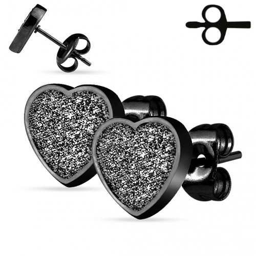 Купить серьги-гвоздики TATIC SEZHT из стали в форме сердца оптом от 420 руб.