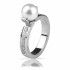 Купить помолвочное кольцо из стали INORI INR114 с жемчужиной и фианитами оптом от 2 290 руб.