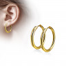 Купить серьги-кольца TATIC SE3065G стальные цвета желтое золото оптом от 530 руб.