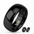 Купить кольцо Tisten из титан-вольфрама (тистена) R-TS-004 с черным покрытием оптом от 1 320 руб.