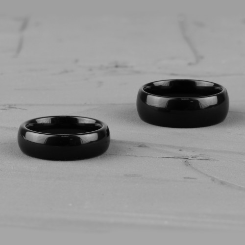 Купить кольцо Tisten из титан-вольфрама (тистена) R-TS-004 с черным покрытием оптом от 1 320 руб.