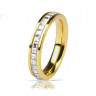 Купить кольцо из стали INORI INR130E с фианитами оптом от 1 520 руб.