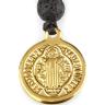 Купить четки 33 бусины Everiot Select LNS-2204 из лавы с медальоном Святого Бенедикта оптом от 670 руб.
