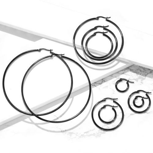 Купить серьги-кольца TATIC SEH01x из стали, диаметр от 10 до 75 мм оптом от 500 руб.