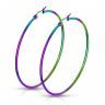 Купить серьги-кольца TATIC SEH01x из стали, диаметр от 10 до 75 мм оптом от 380 руб.