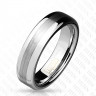 Купить кольцо Tisten из титан-вольфрама (тистена) R-TS-017 с матовой полосой оптом от 1 180 руб.