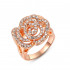 Купить кольцо ROZI RG-66410B с розой и прозрачными кристаллами оптом от 630 руб.