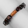 Купить эластичный коричневый браслет Everiot Select LNS-3132 из деревянных бусин оптом от 2 610 руб.