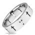 Купить кольцо из нержавеющей стали TATIC RSS-2393 с крестами оптом от 450 руб.