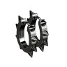 Купить серьги-кольца с шипами из стали TATIC SSE-026 овальной формы оптом от 600 руб.
