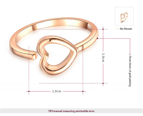 Купить кольцо ROZI RG-77160B с сердечком оптом от 410 руб.