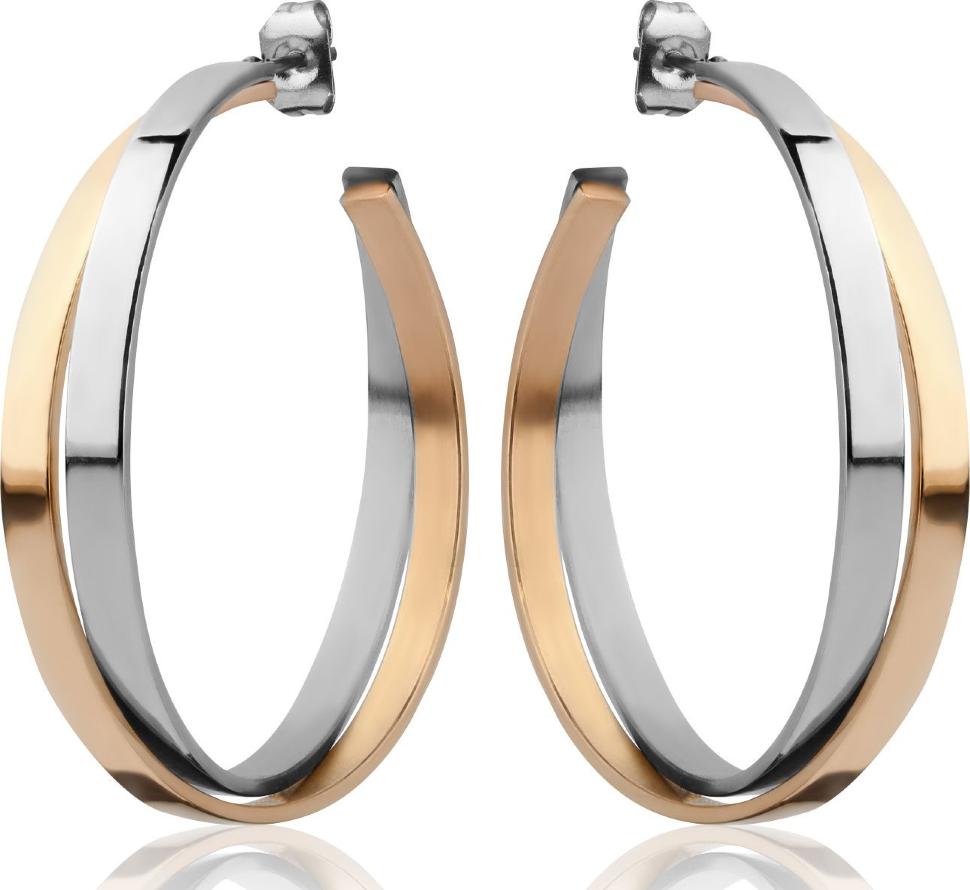 Купить женские серьги-кольца Everiot SE-ZS-1135 из стали оптом от 660 руб.