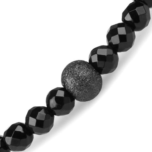 Купить женский браслет Everiot Select LNS-2235 из черного агата оптом от 600 руб.