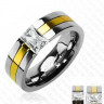 Купить кольцо из титана Spikes R-TI-3105L с фианитом оптом от 840 руб.