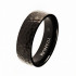 Купить черное титановое кольцо Lonti TI-031R с рельефной поверхностью оптом от 4 100 руб.